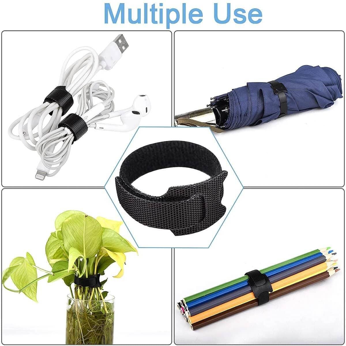Multi-Purpose Cable Organizer Strap Pack of 20